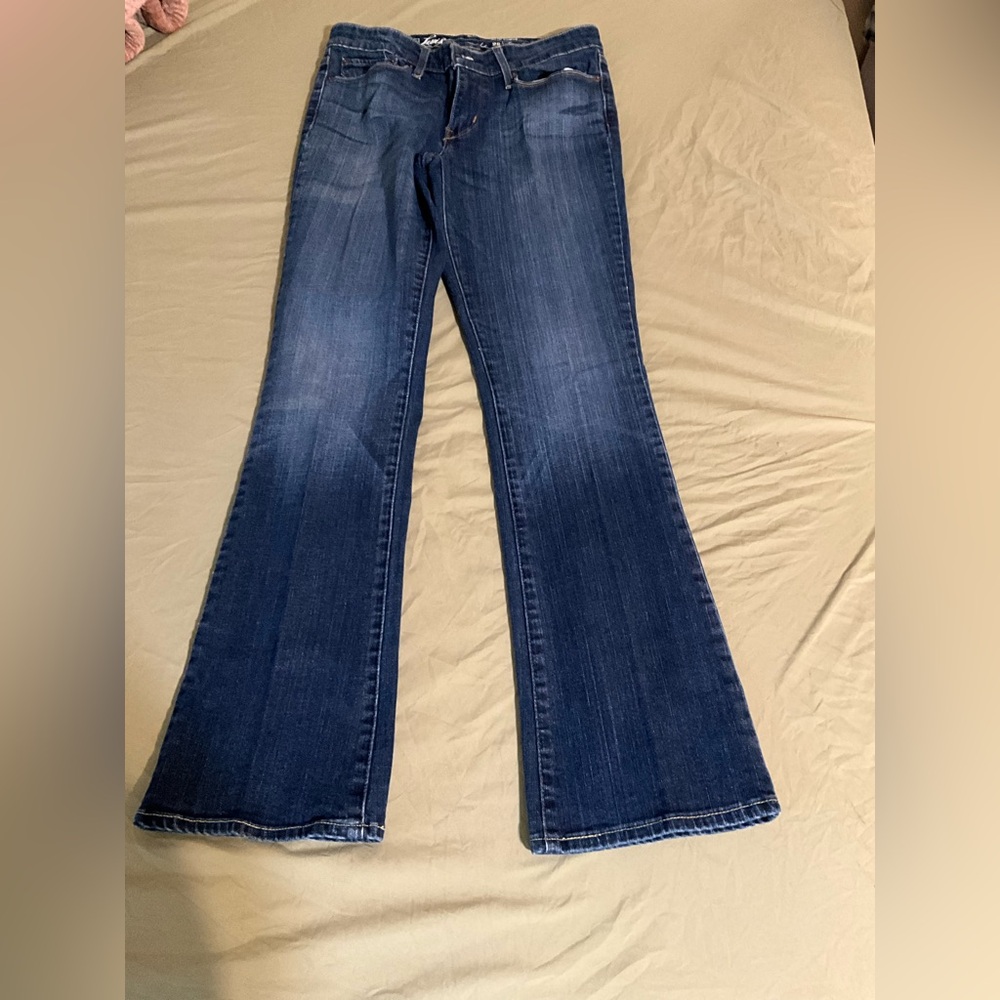 Levi's Blue Flare Wide Leg Jeans